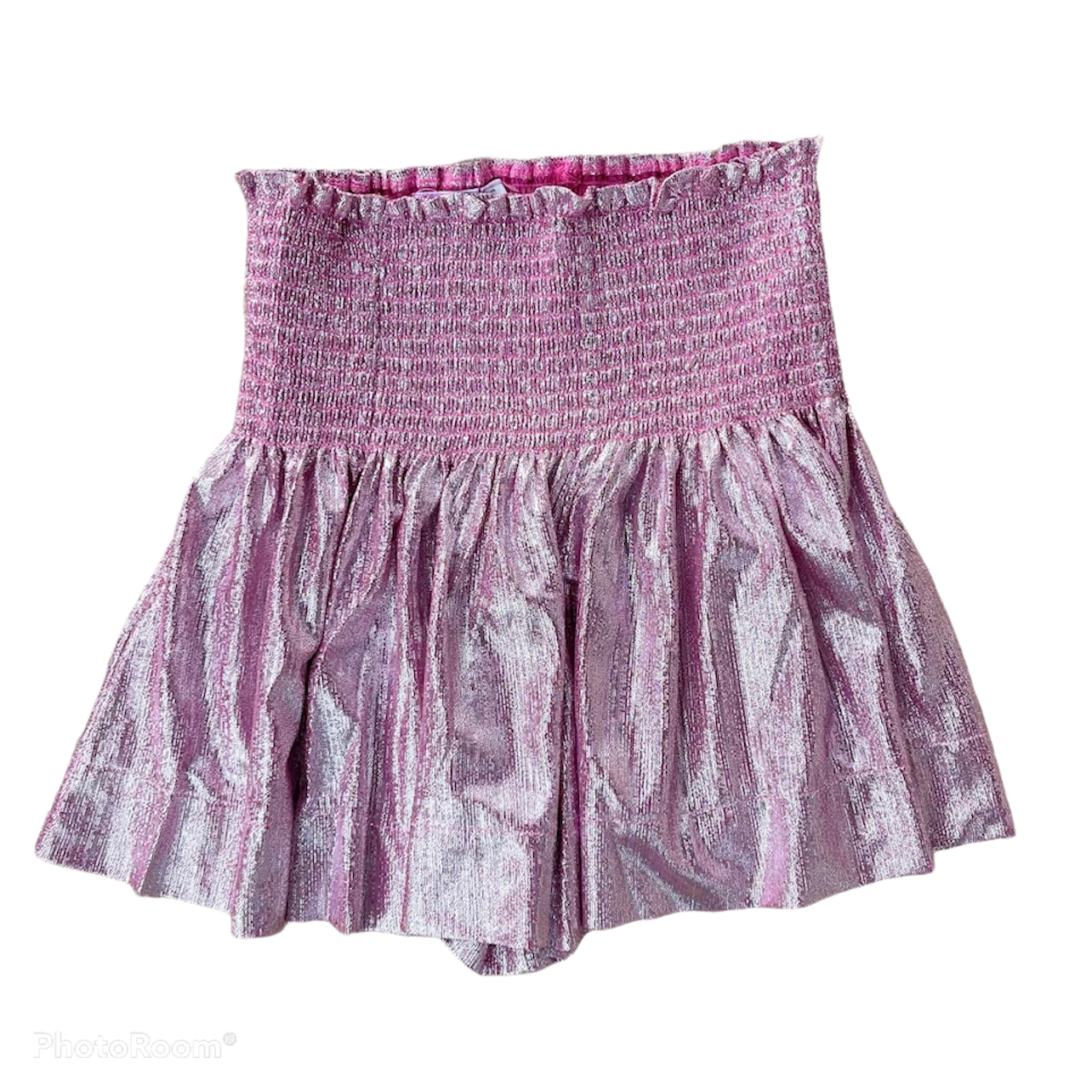 Pink/Silver Pebble Swing Shorts