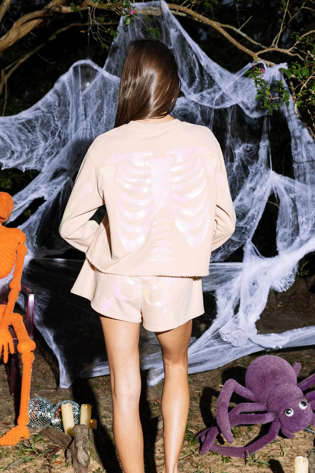 Nude Skeleton Sweatshirt - Image 4