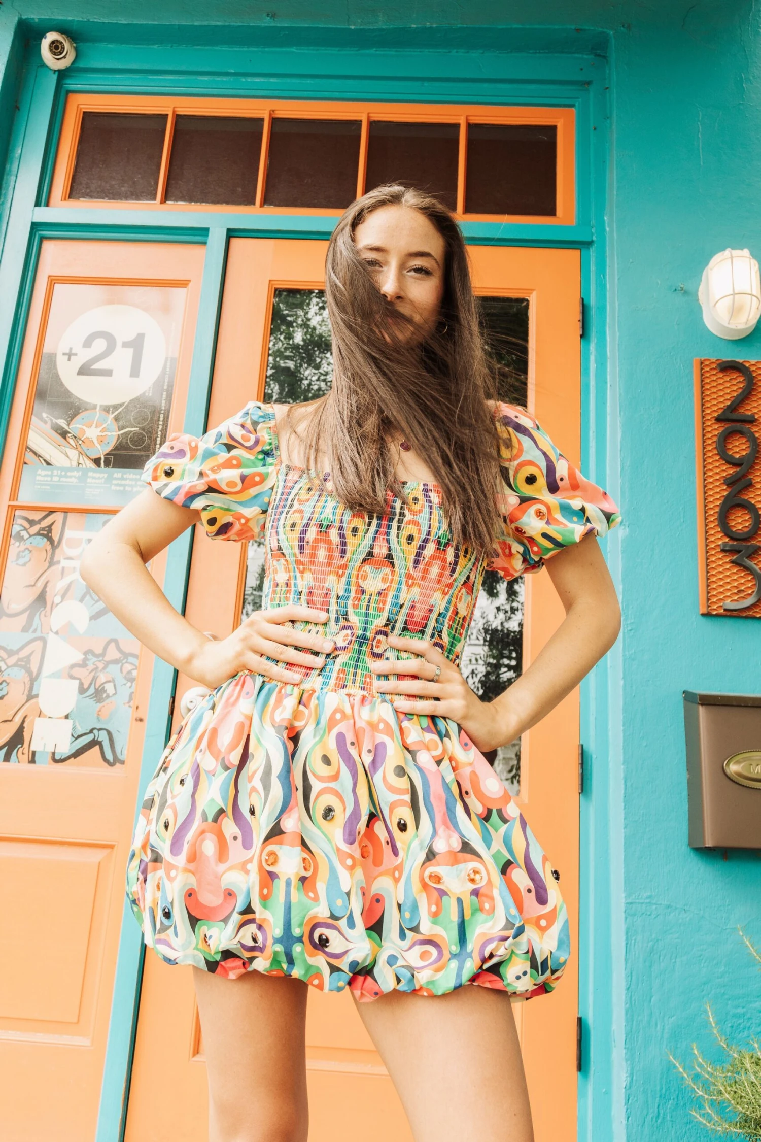 Queen Of Sparkles Groovy Bubble Dress - Image 4