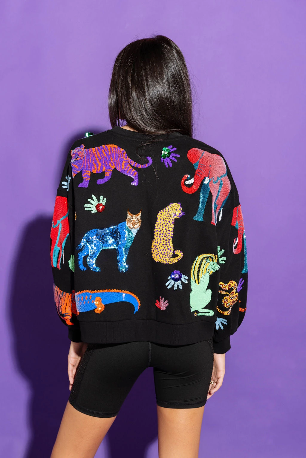Black Multi Animal Sweatshirt - Image 4