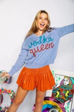 Queen Of Sparkles Vodka Queen Sweater