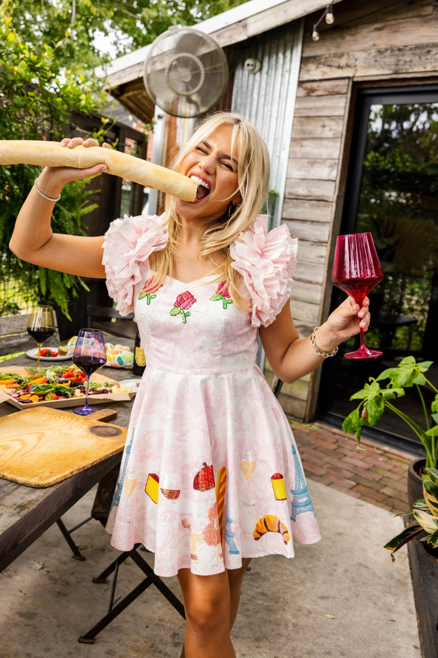 Light Pink Queen Of France Dress - Image 3