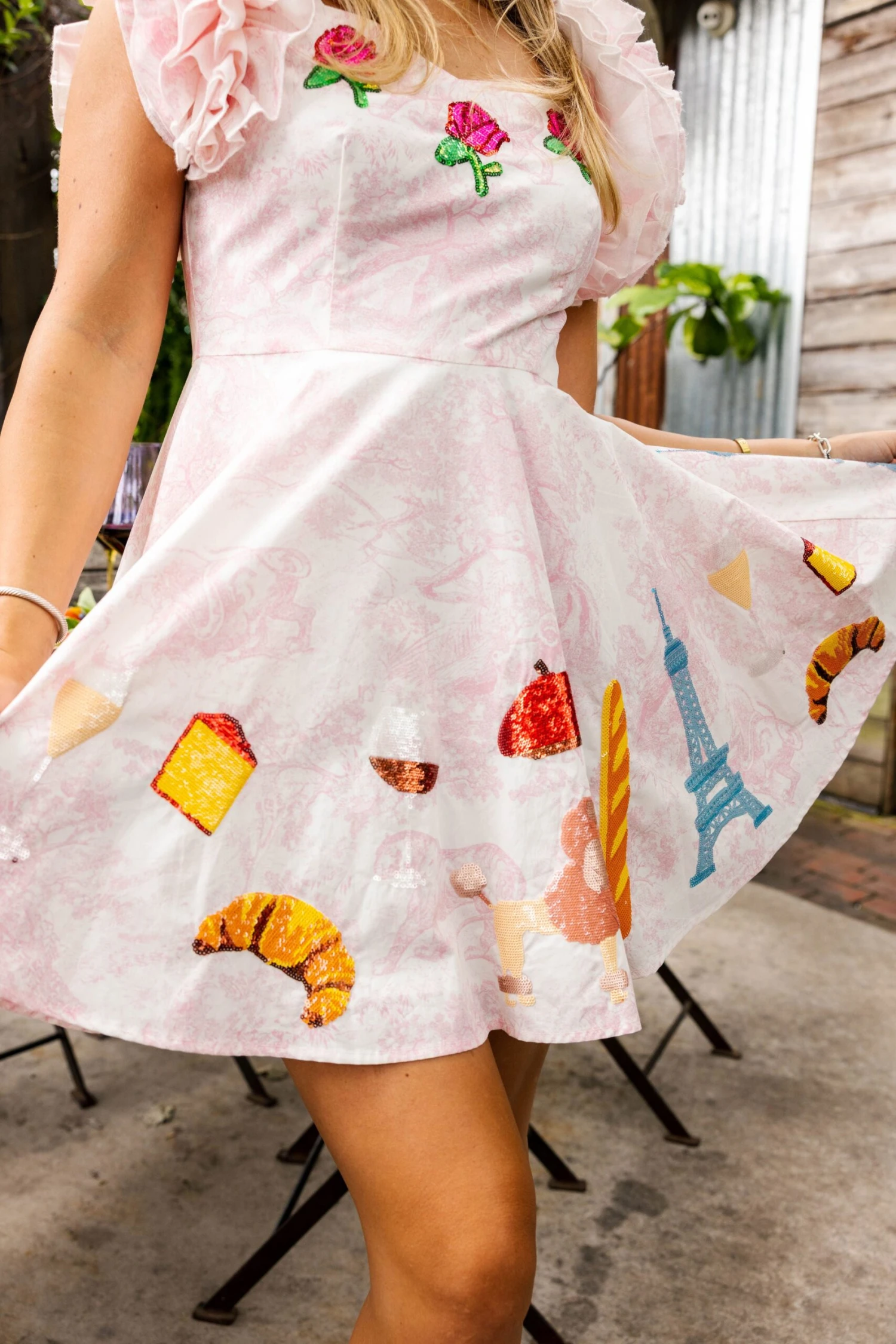 Light Pink Queen Of France Dress - Image 2